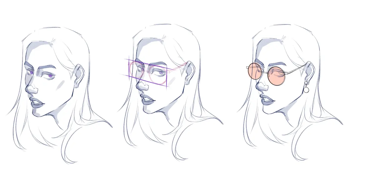 How to draw glasses? by LuisSanchez07