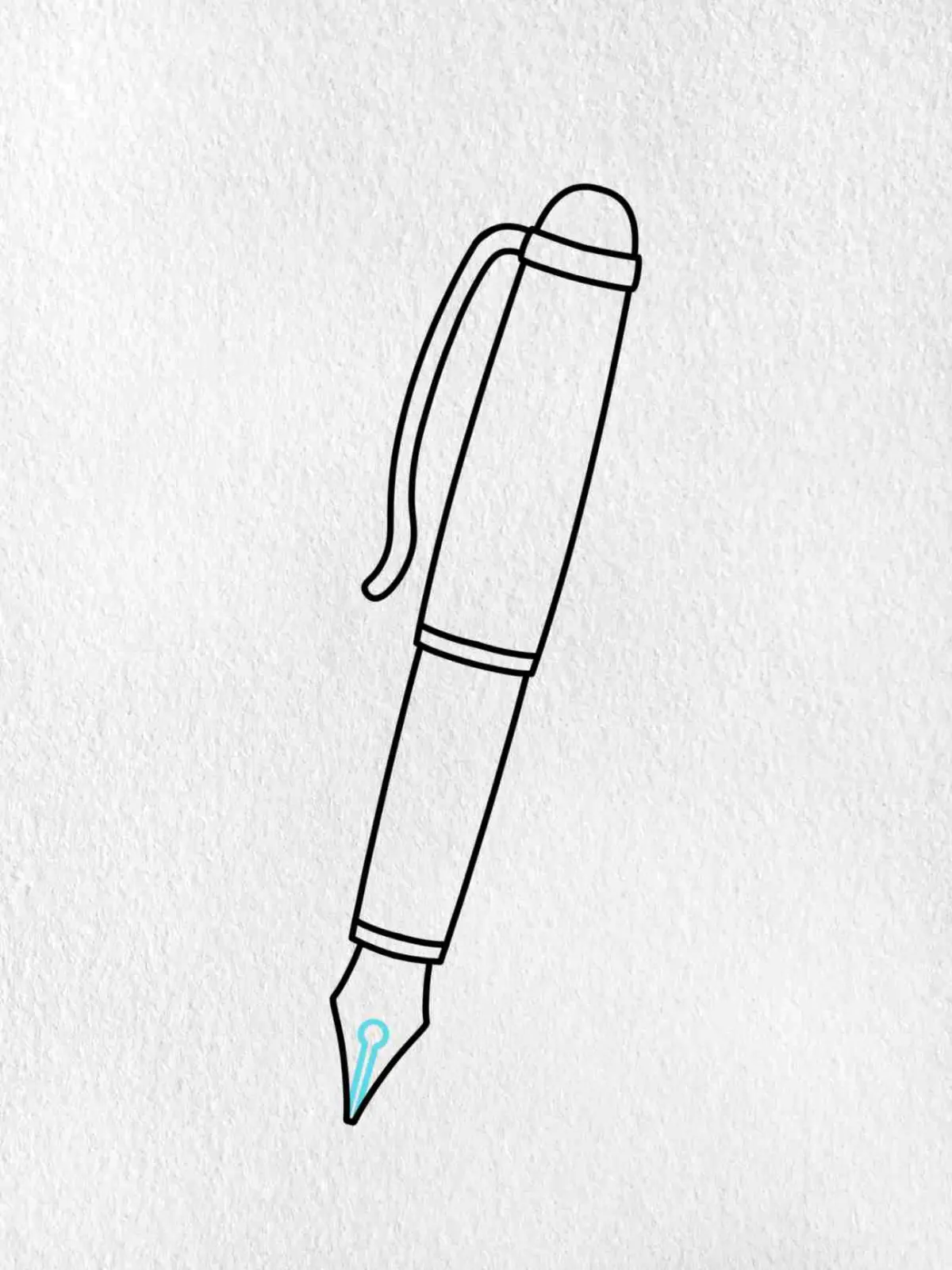 How to Draw a Fountain Pen