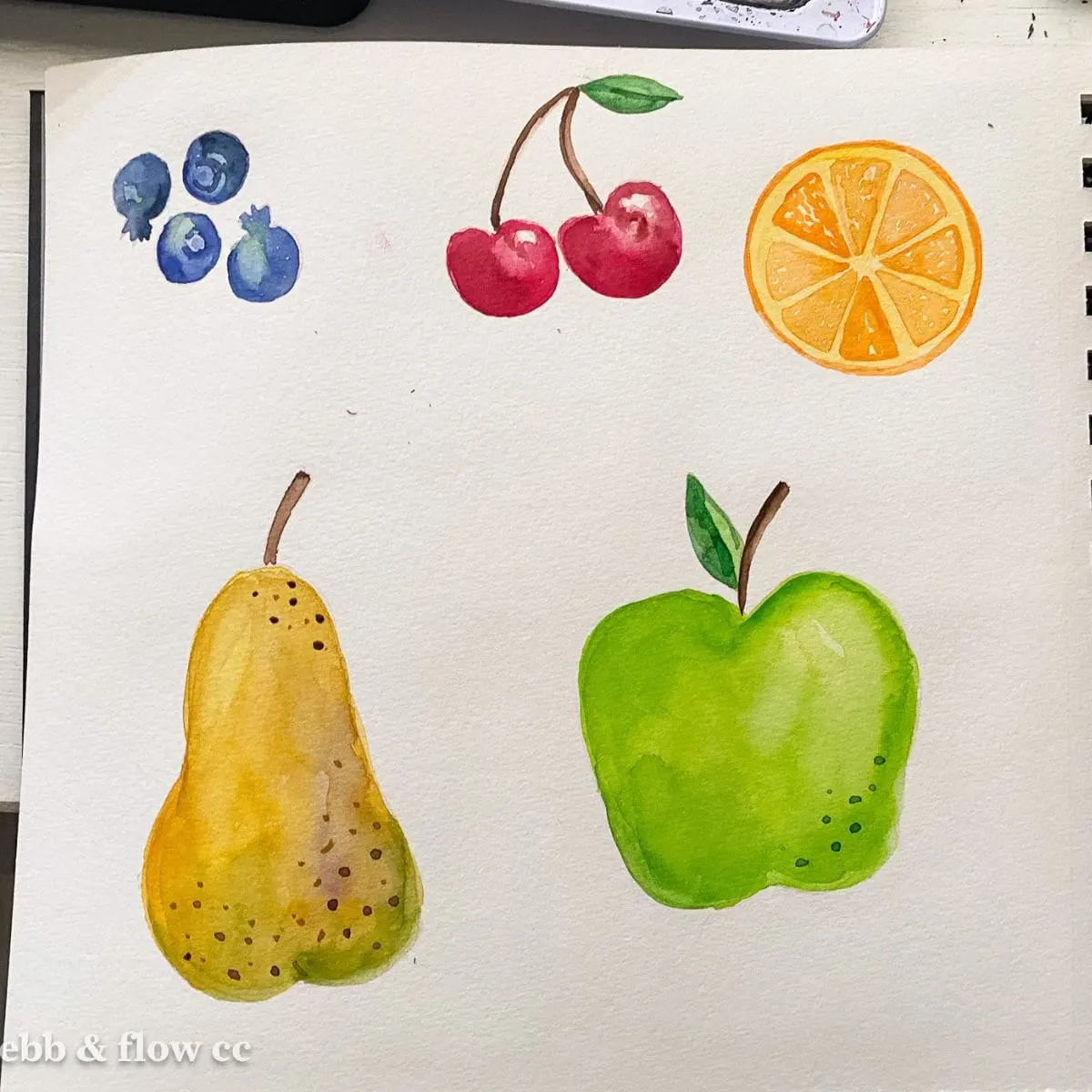 How to Paint Fruit with Watercolor Paint