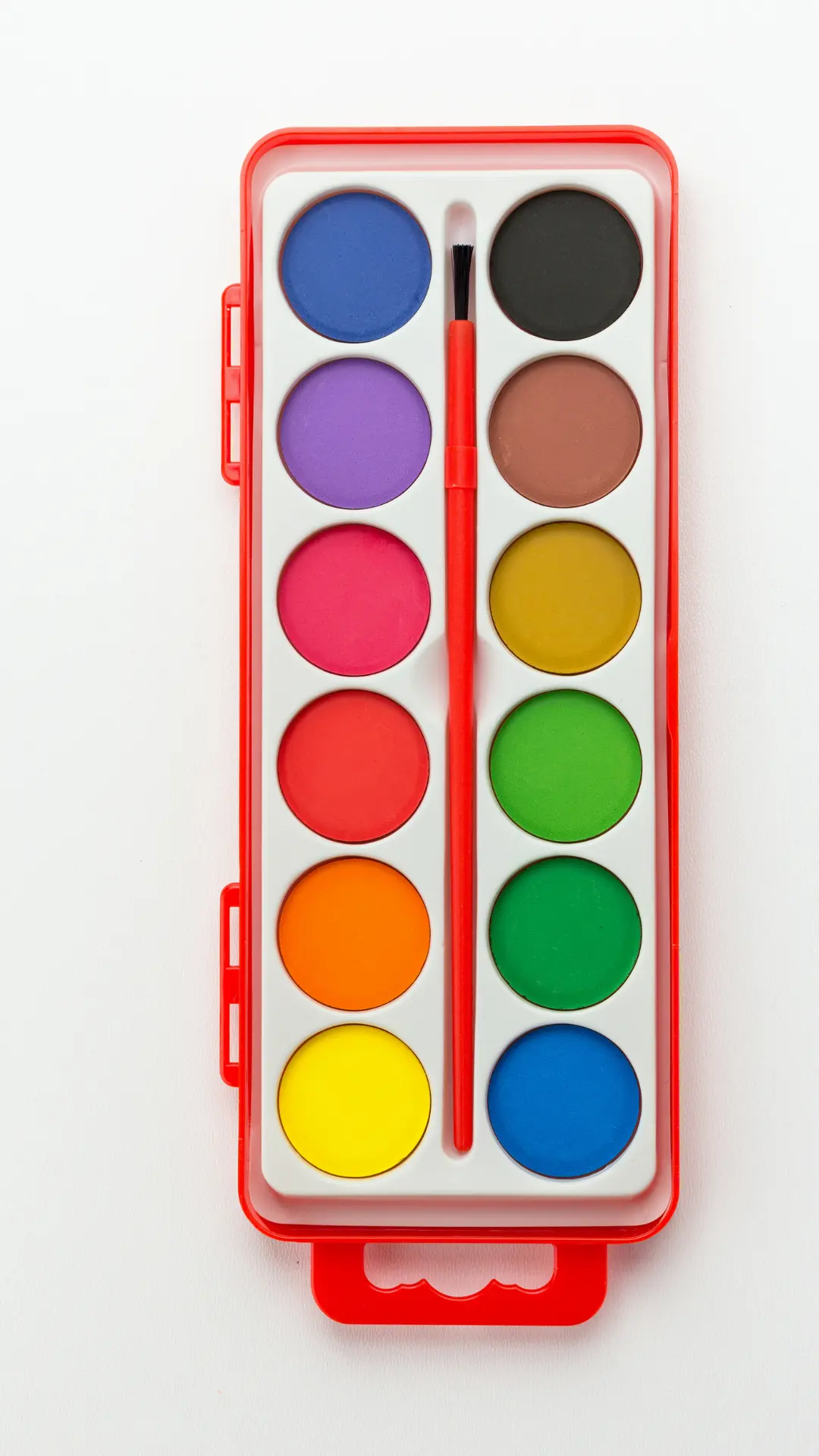 Using a Kid's Watercolor Paint Set