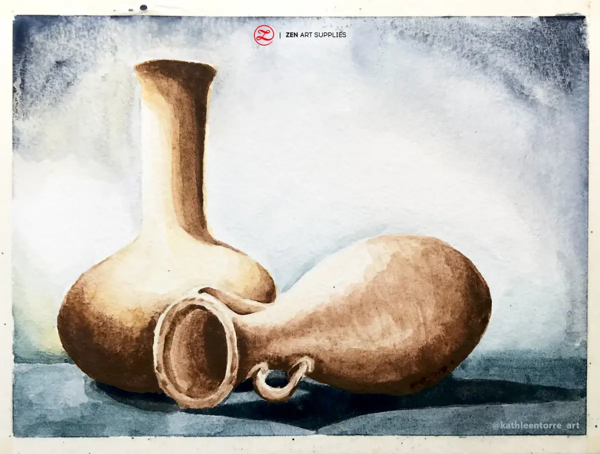 Watercolor Still Life Painting