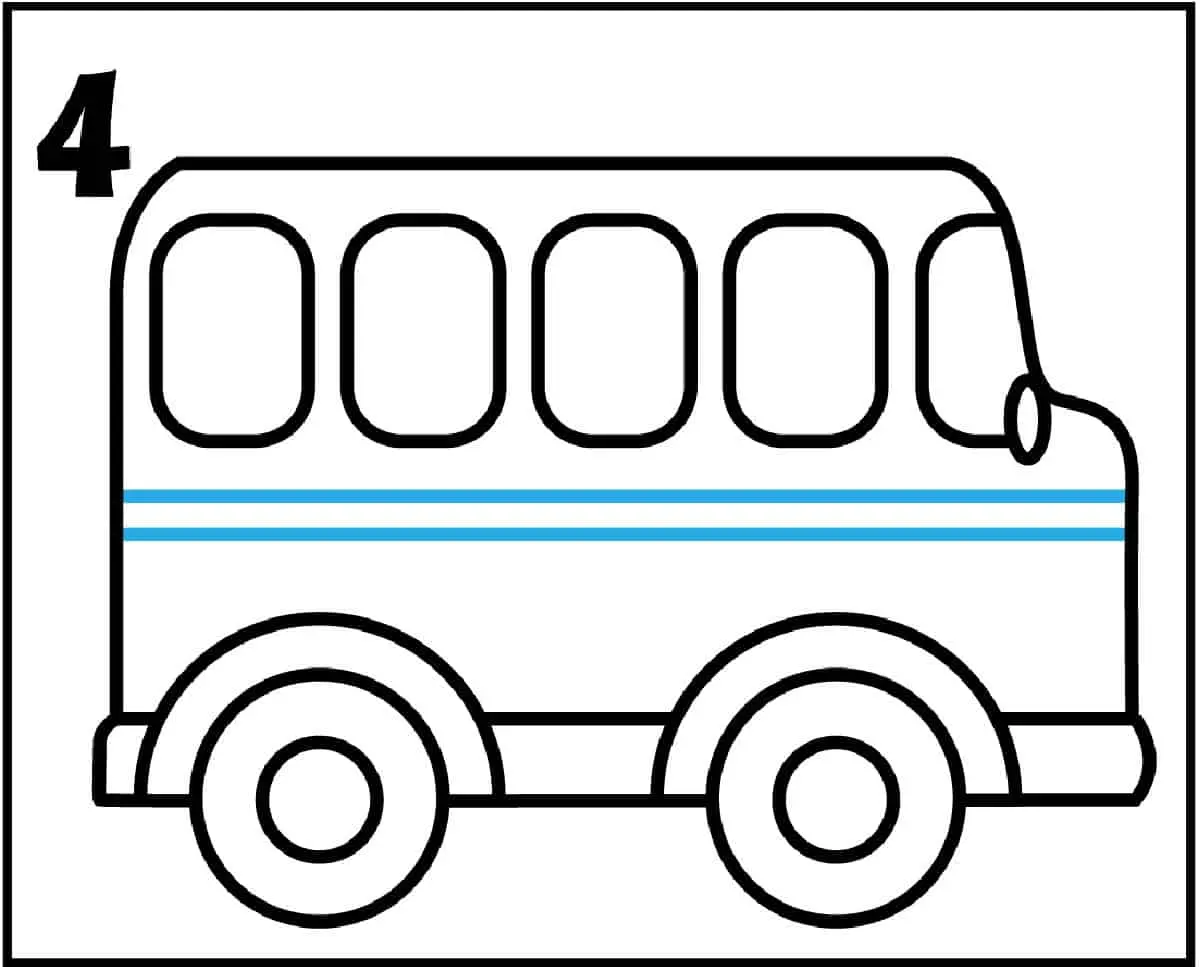 How To Draw a School Bus