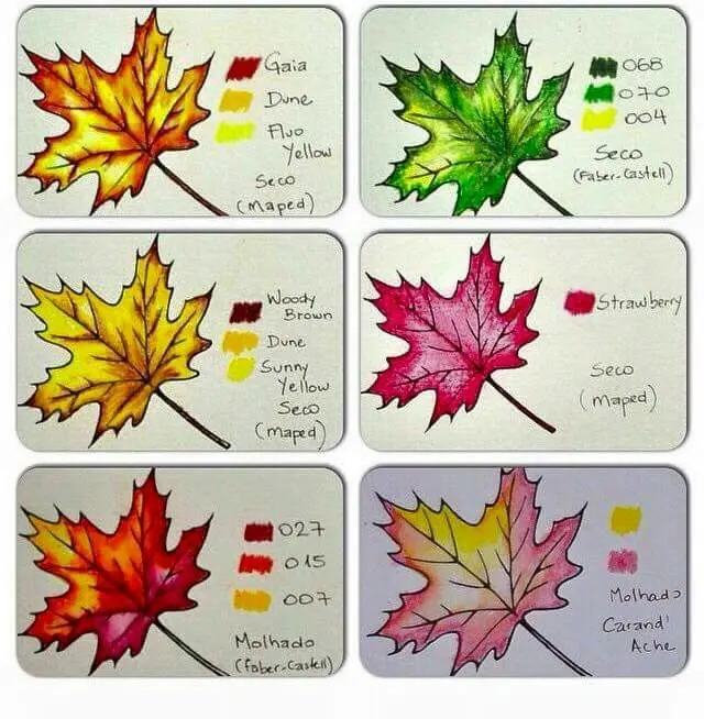 Ideas for leaves. .. not my work. Just sharing