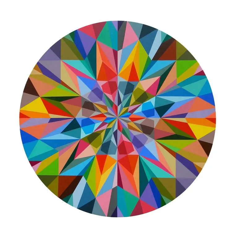 Radial Balance Painting by Farid Alam