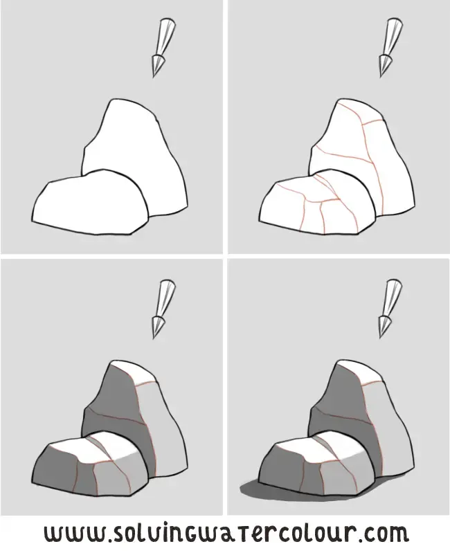 Let's Rock! How to Paint Watercolor Rocks
