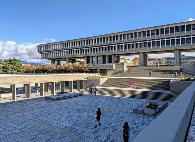 Shout out to the most famous Brutalist structure to a certain age group… SFU's Burnaby Mountain campus