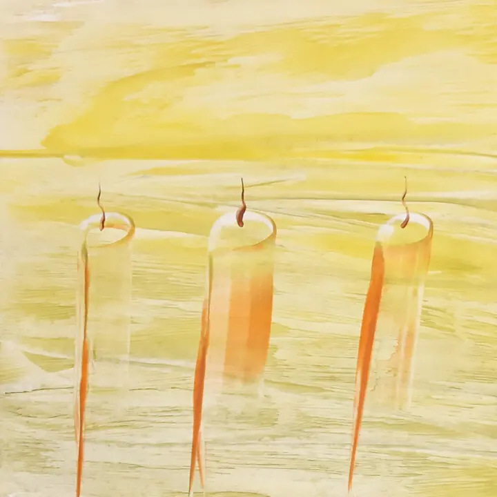What does a candle symbolize in art