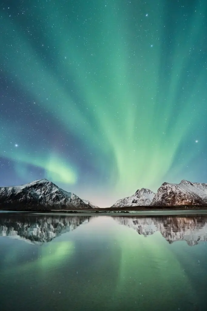 How to paint northern lights in acrylics › The Weekend Beckons