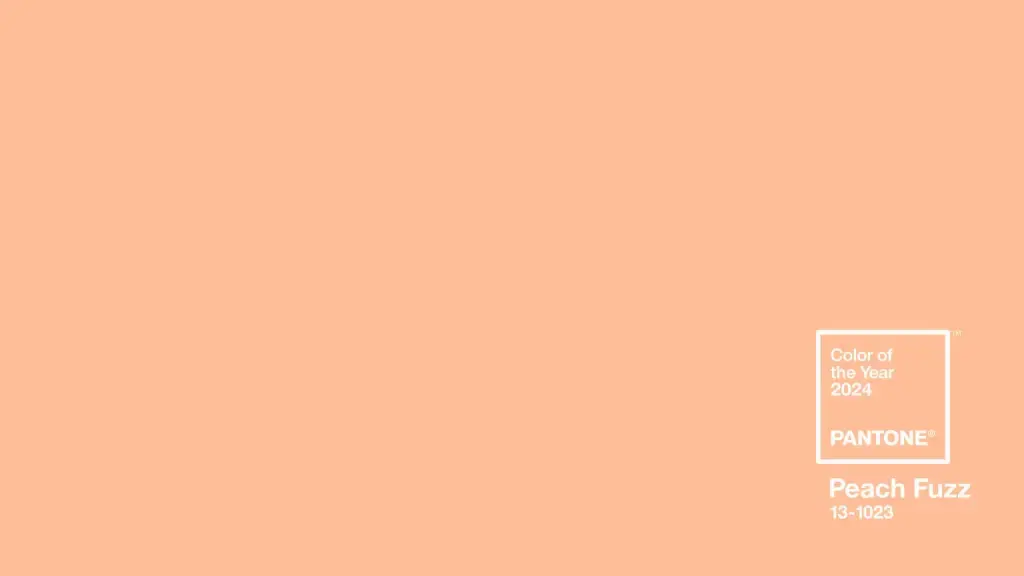 Pantone's Color of the Year 2024: Peach Fuzz