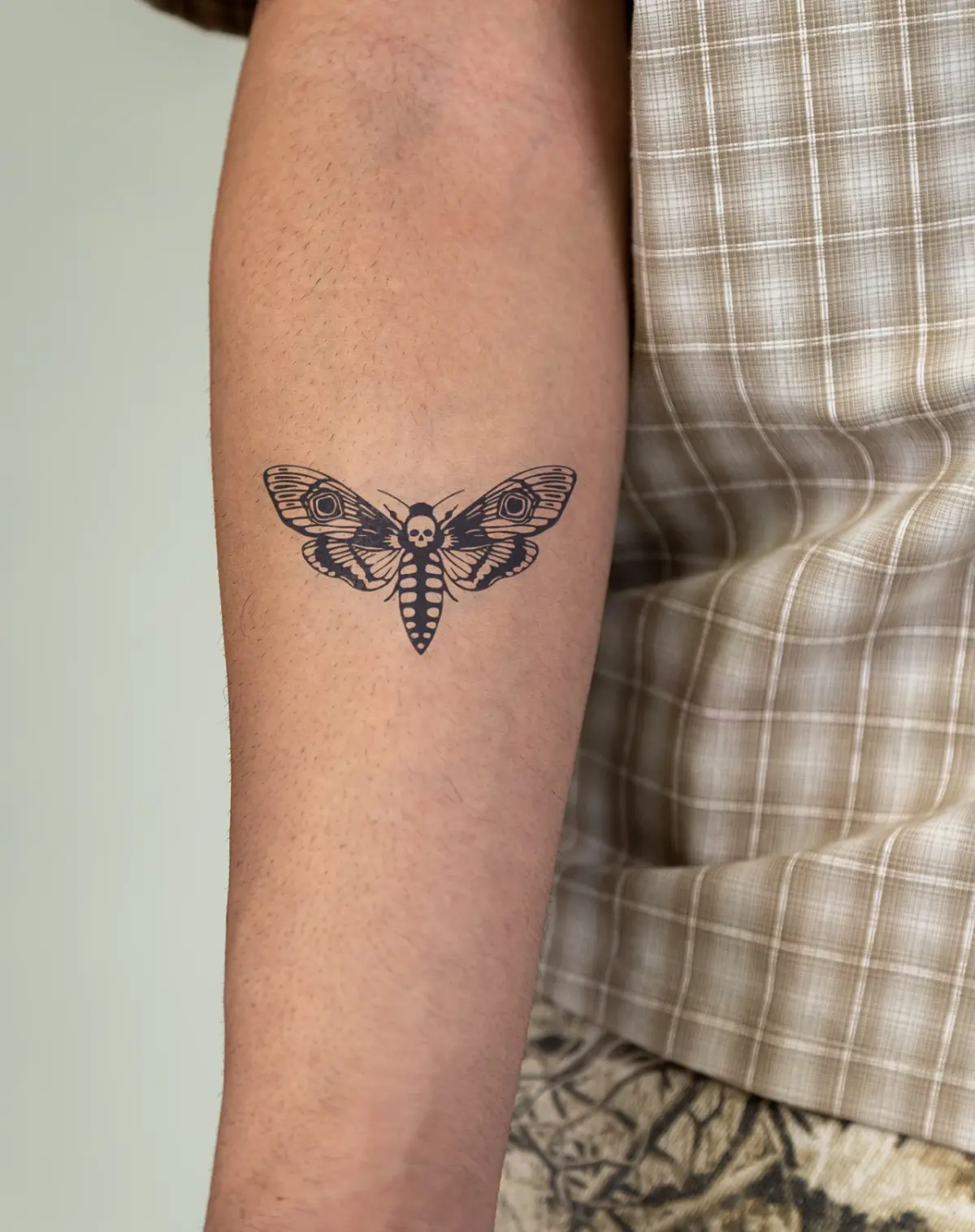 Death's Moth Temporary Tattoo. Lasts 1-2 Weeks