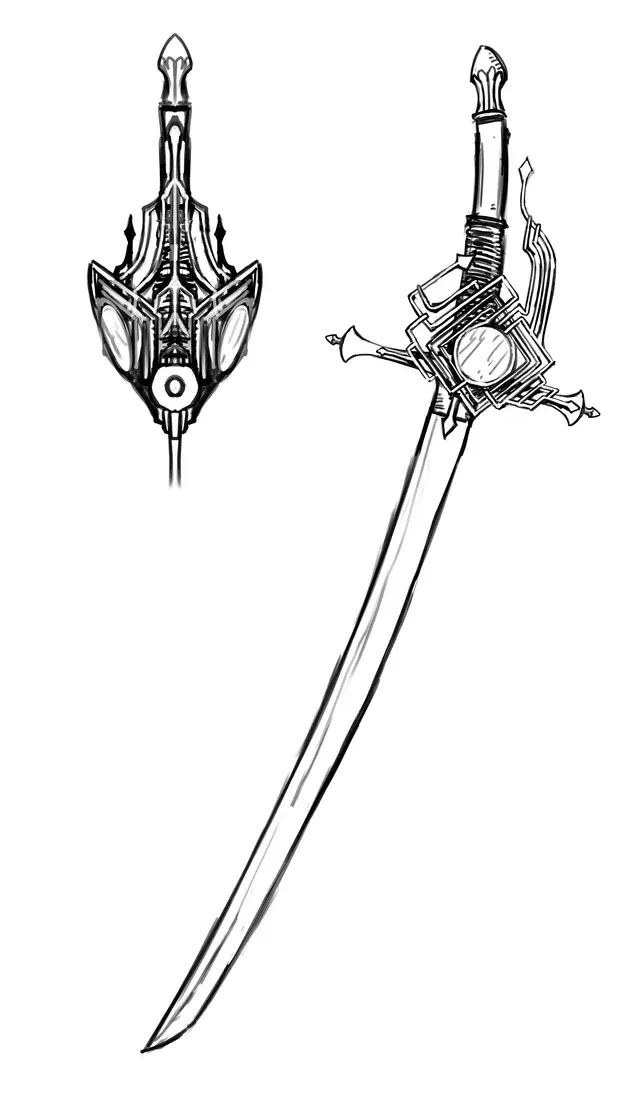 Commisioned Sword Drawing