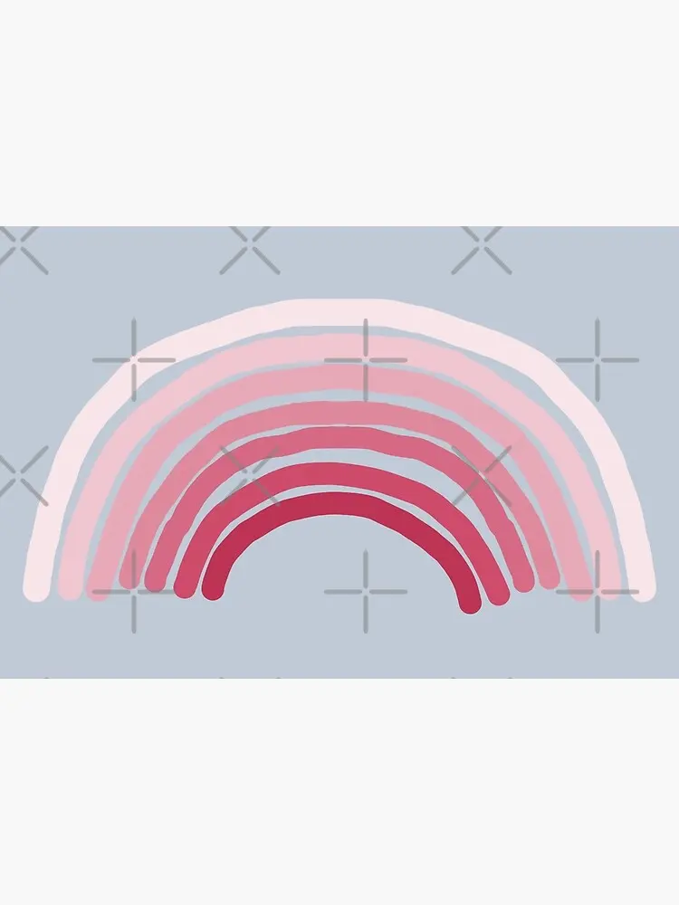 Viva Magenta Rainbow Poster