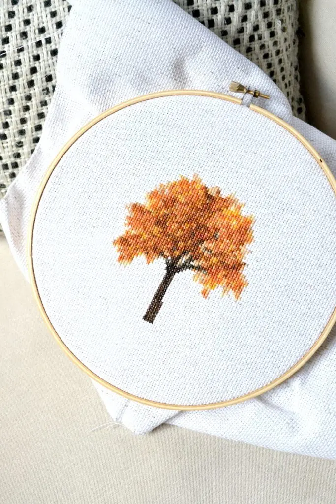 Fall Tree Cross Stitch