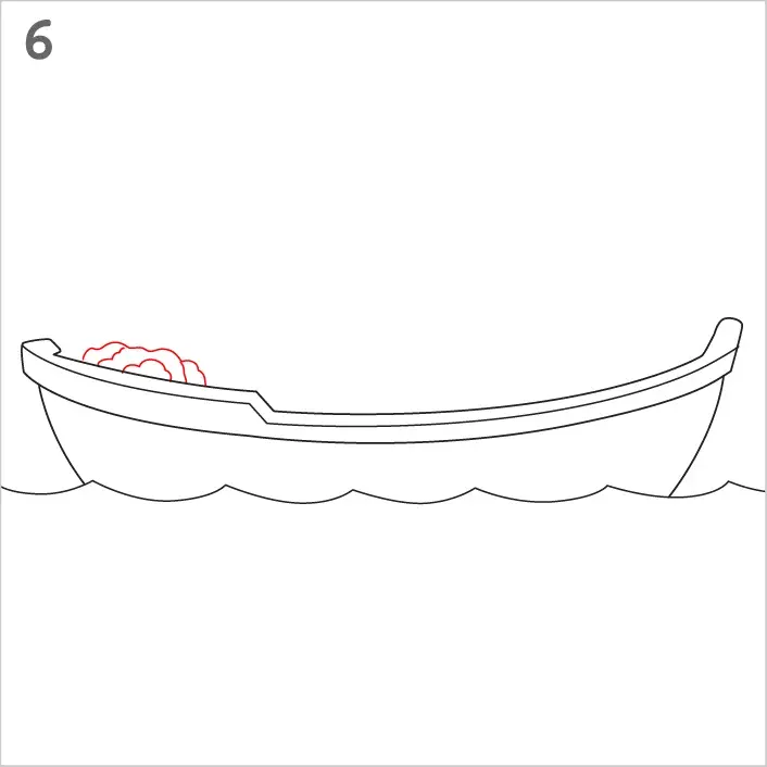 How to Draw a Fishing Boat