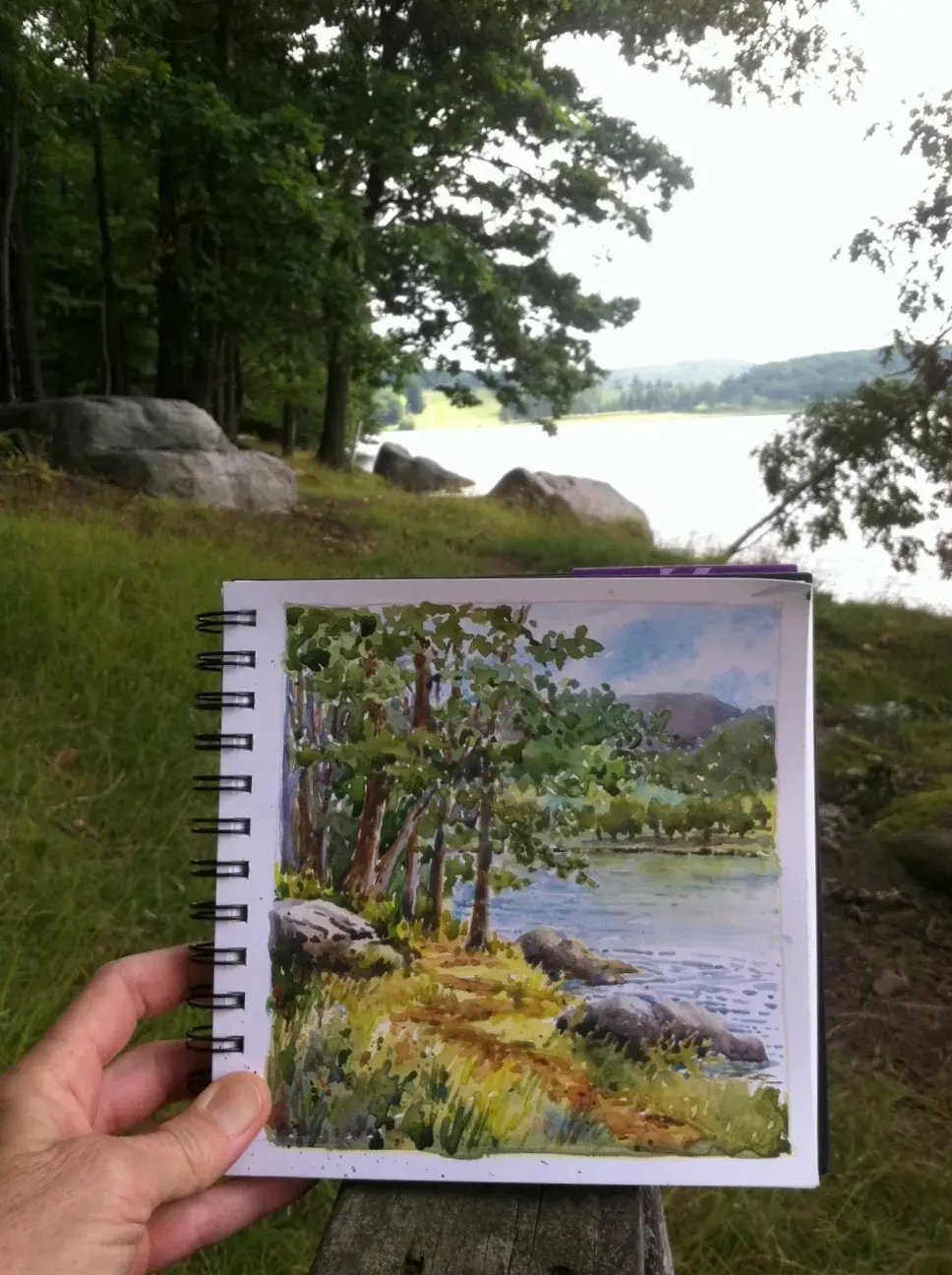Step-by-Step Watercolor: Lake Scene