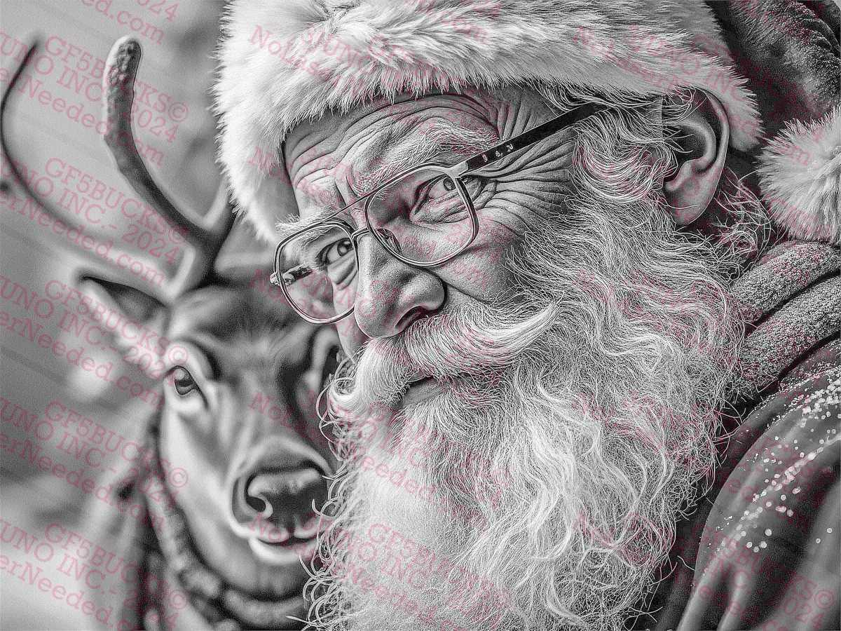 3D Illusion Santa Claus (BONUS)