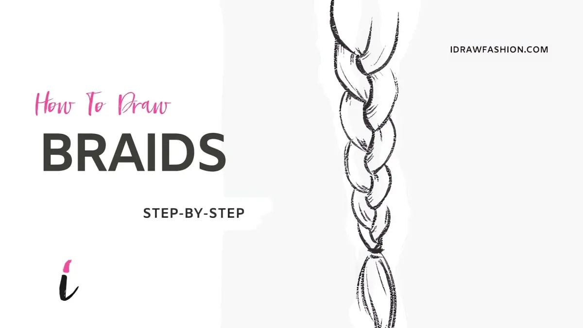 How to draw a braid in 8 steps