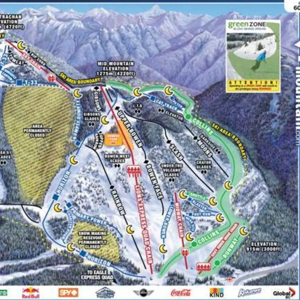 Ski area Vancouver (Canada)