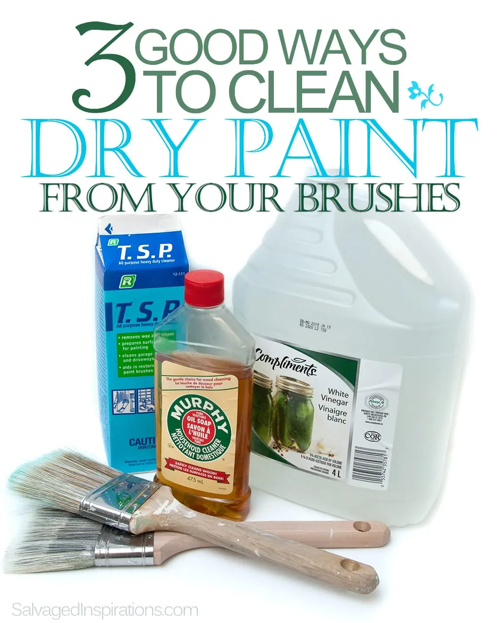Quick-Tip-Tuesday ~ 3 Good Ways to Clean Dry Paint from Your Brushes