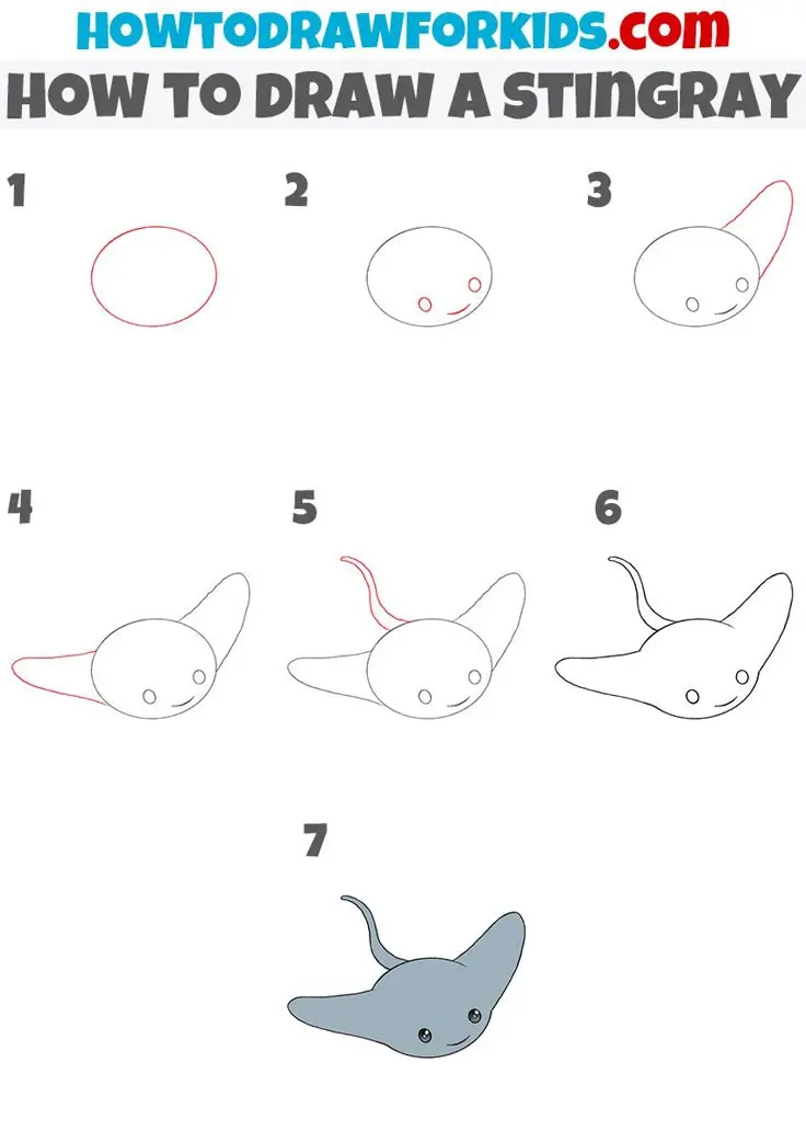 How to Draw a Stingray