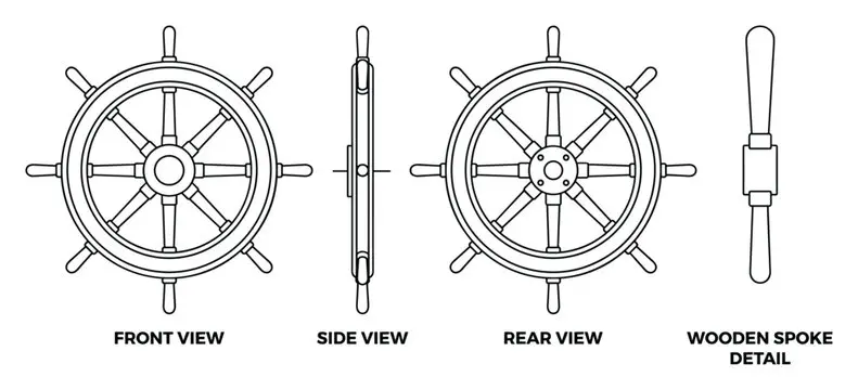 Ship Steering Wheel"