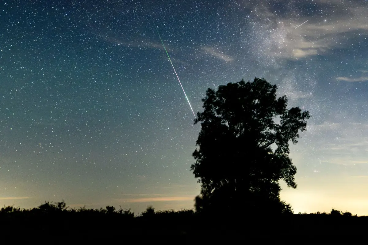 Perseid meteor shower peaks on same day as solar eclipse