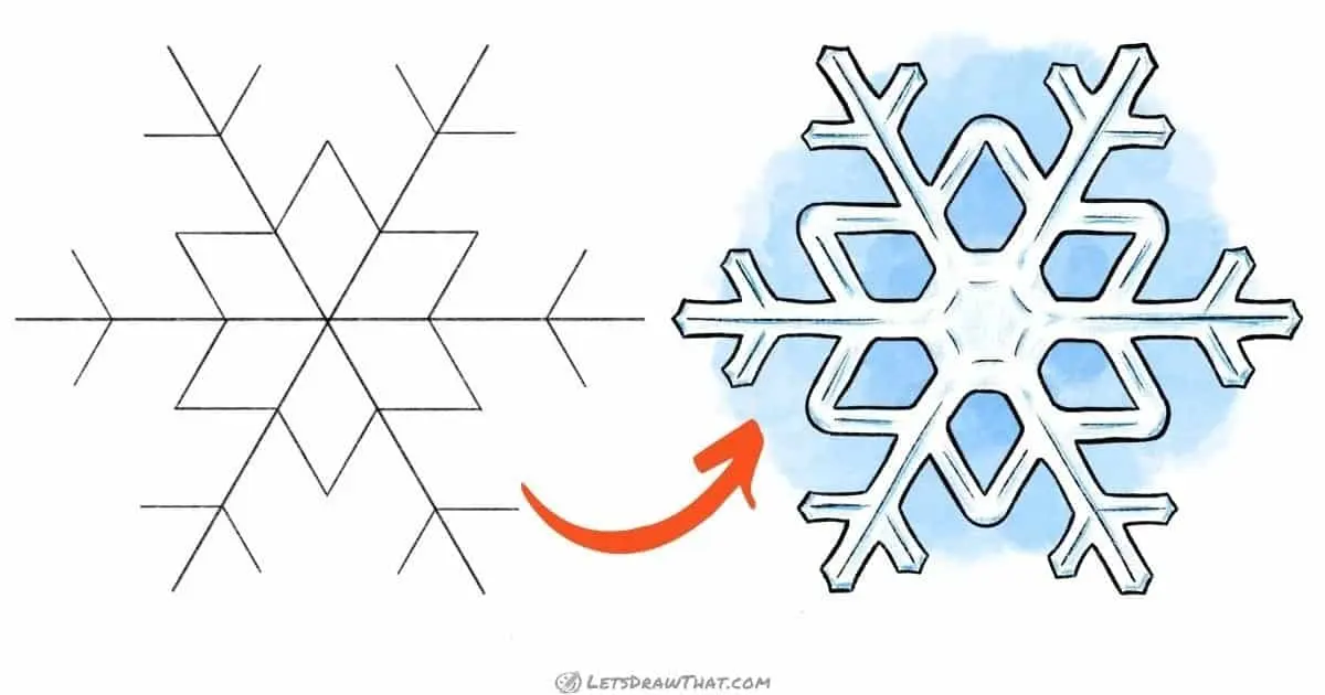 How to Draw a Snowflake