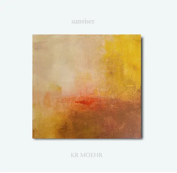 Abstract Sunrise Painting DIY Beginners Art Tutorial & Demo