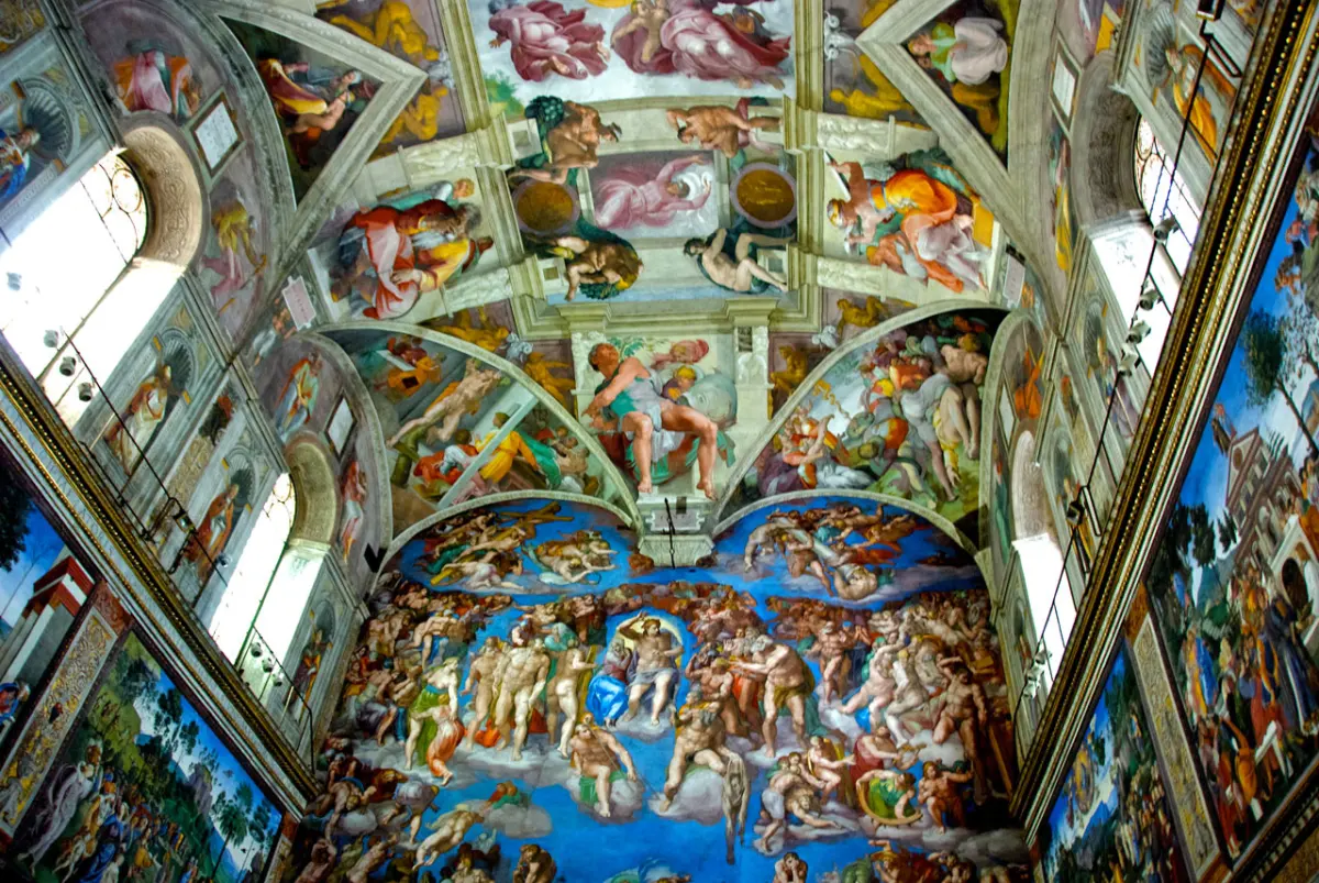 Experiencing Michelangelo's ceiling in the Sistine Chapel