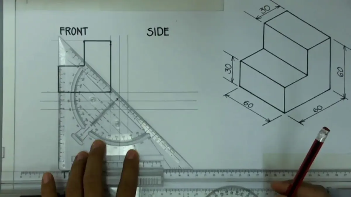 Orthographic Drawing Examples: Beginner's Guide & Diagrams