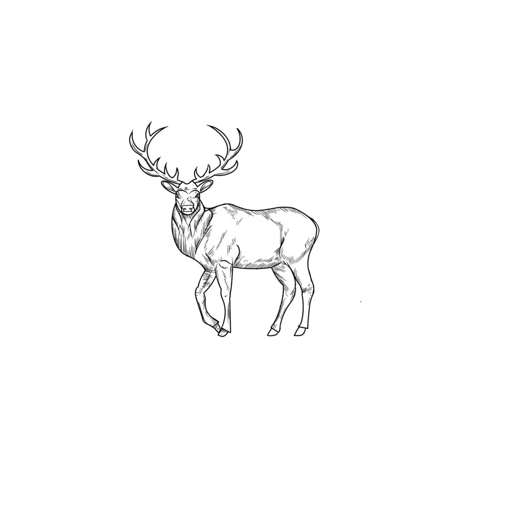 How to Draw an Elk in 5 Easy Steps