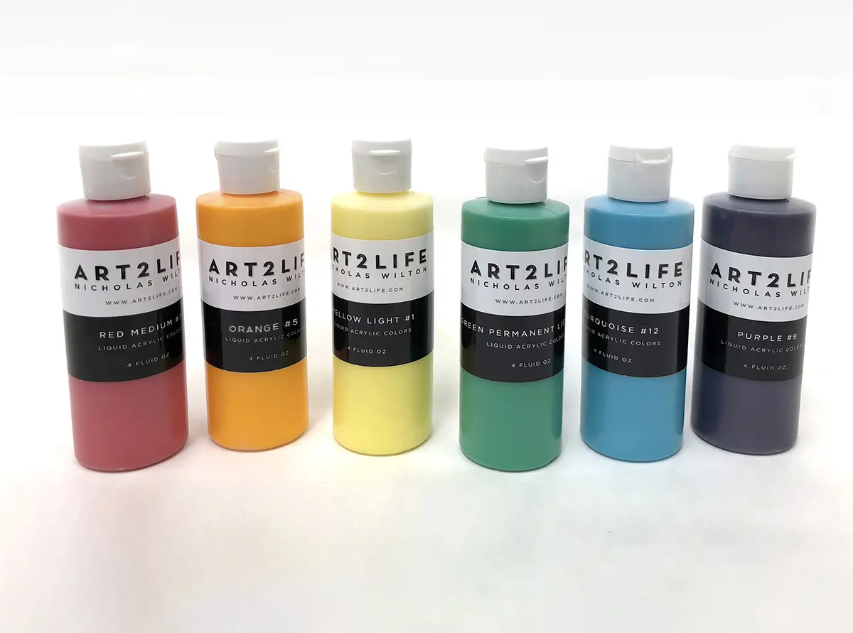 6-Color Rainbow Paint Set
