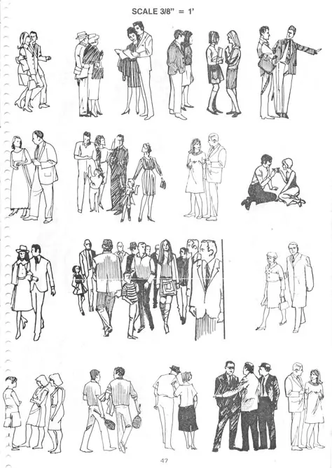 How to Draw a Crowd of People