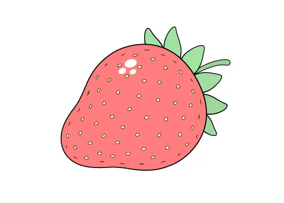 How do you draw fruit