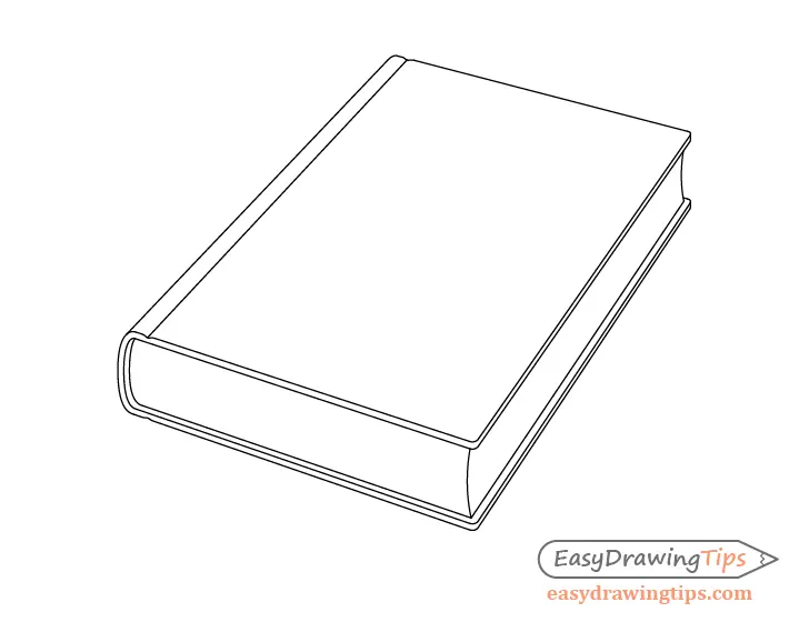 How to Draw a Book Step by Step