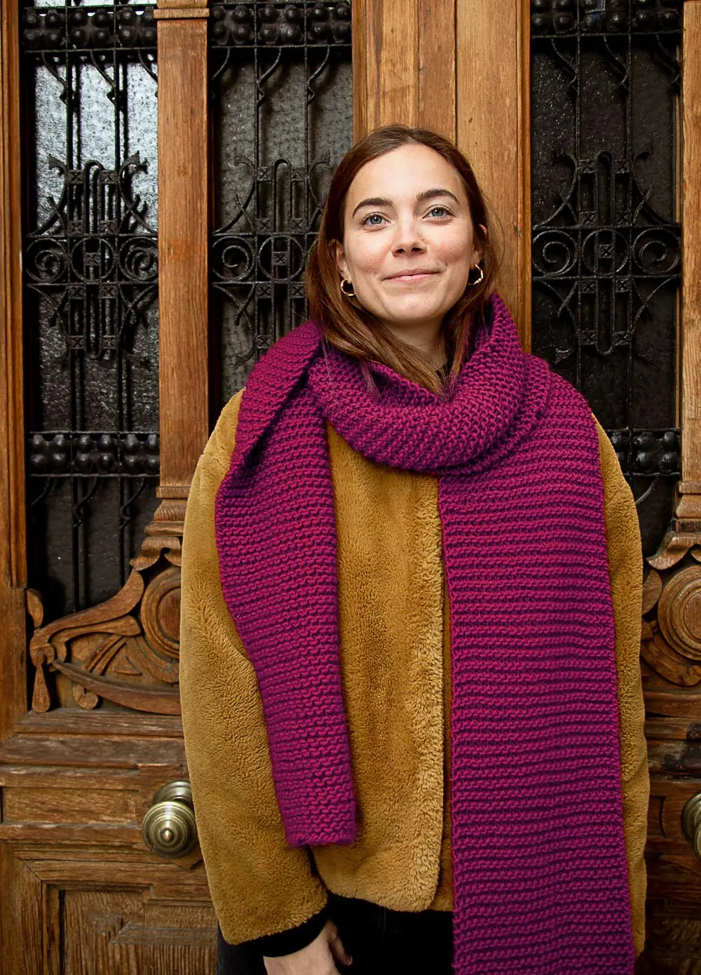 Morse Scarf Knitting Kit Yummy Yarn Beginner