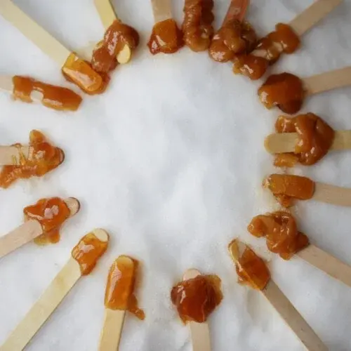 Maple Taffy on Snow Recipe