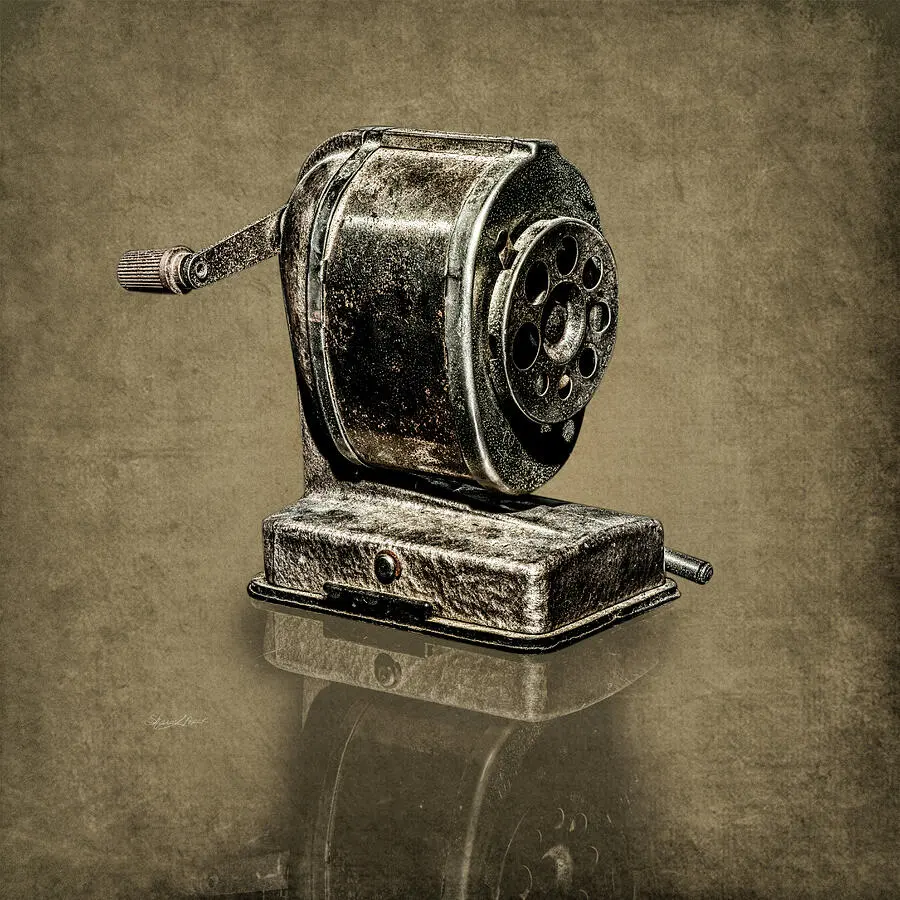Vintage Pencil Sharpener by Sharon Popek
