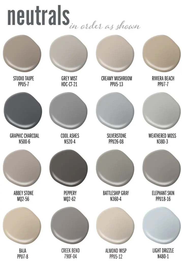What are neutral colors