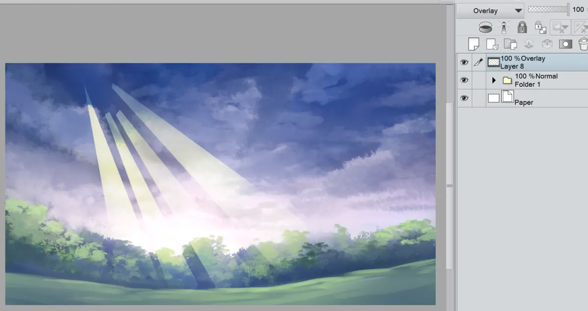 Creating a Ray of Light Effect by falynevarger