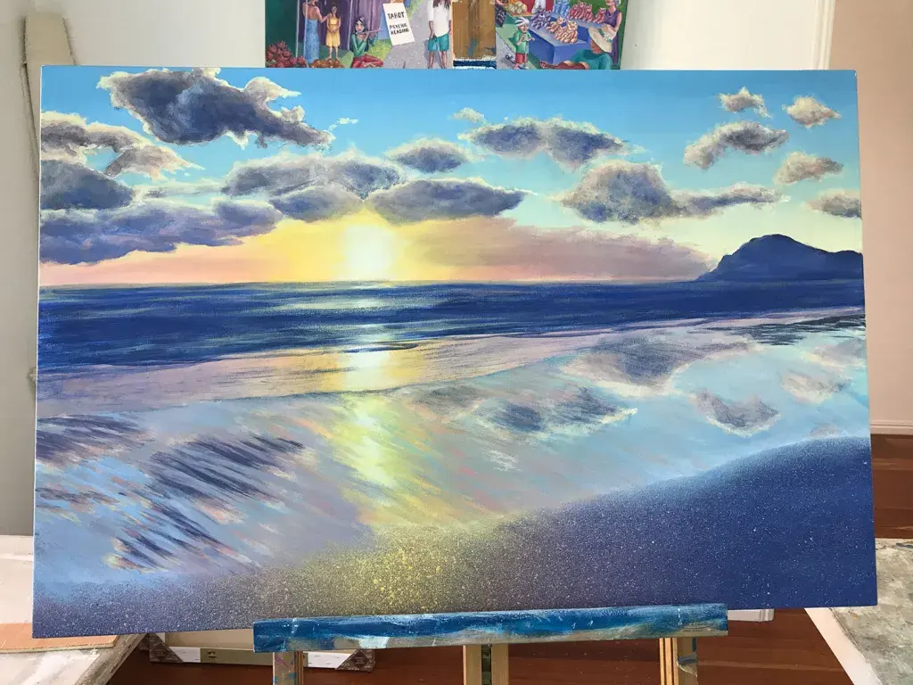Paint sky acrylic paint — image 3
