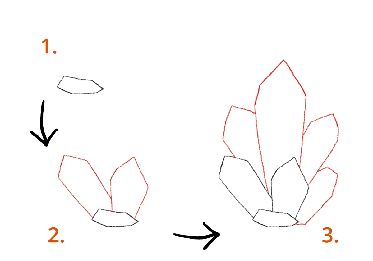 How to Draw Crystals