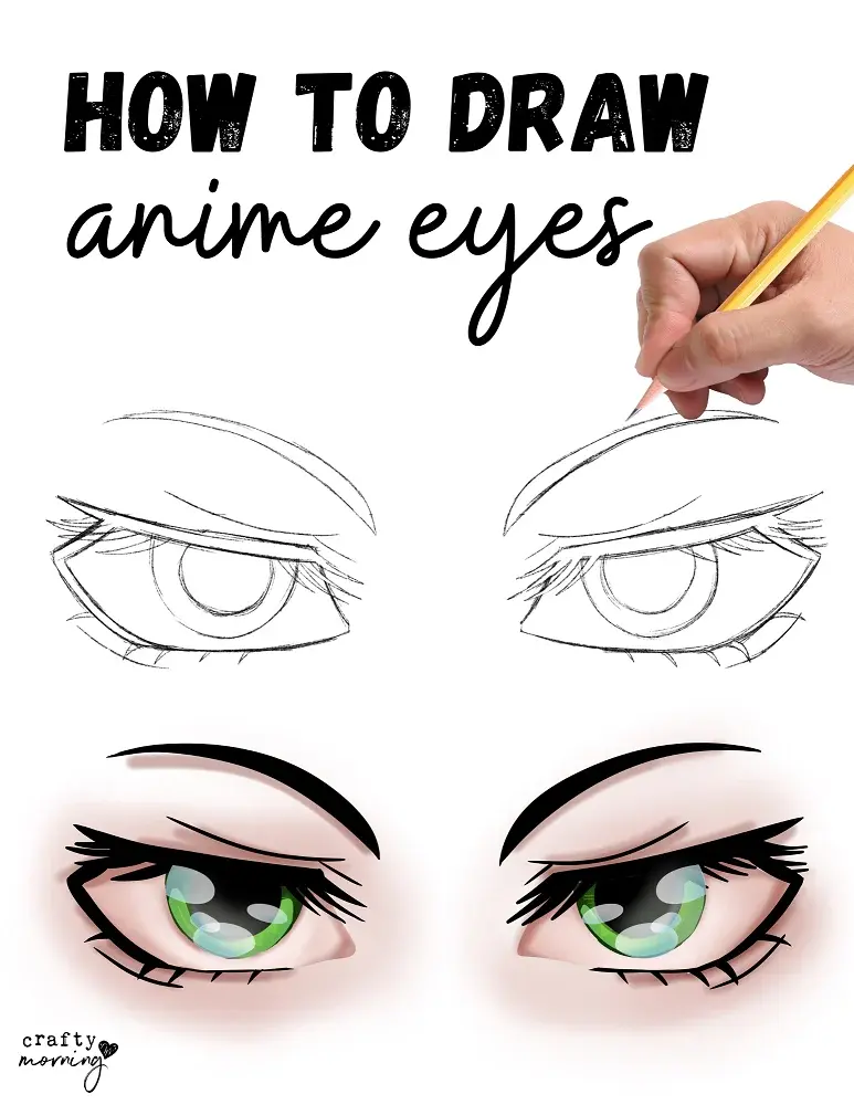How to Draw Anime Eyes Step by Step
