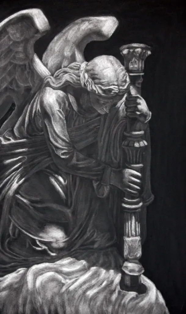 Subtractive Charcoal Drawing
