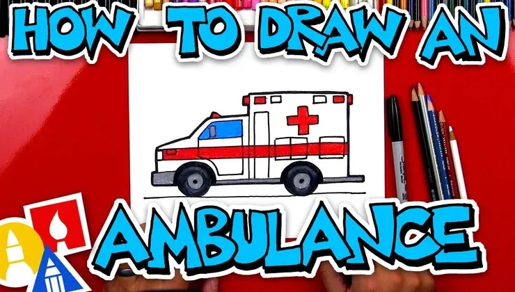 How To Draw An Ambulance Truck