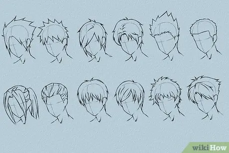 6 Ways to Draw Anime Hair