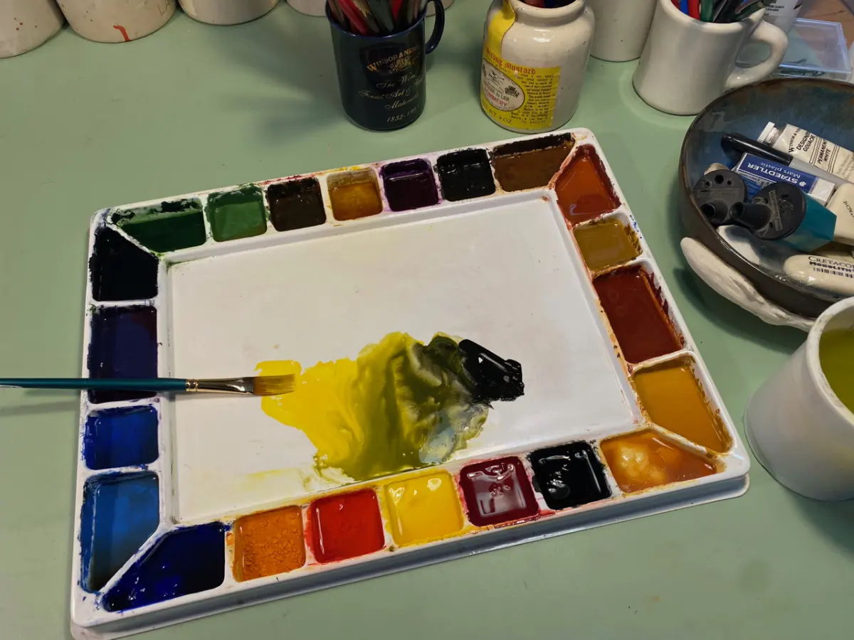 How long does watercolor take to dry