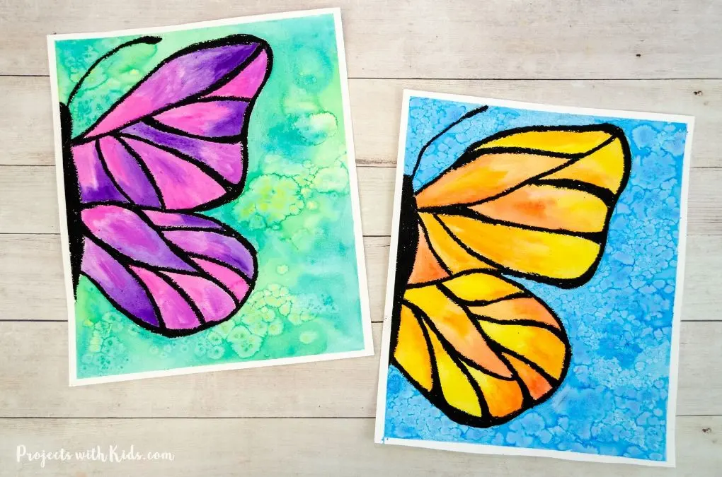 Beautiful Watercolor Butterfly Painting for Kids to Make