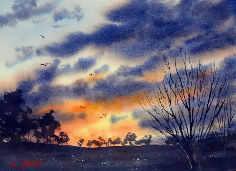 Angle of watercolor painting easels