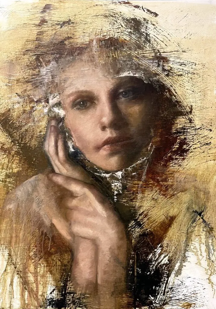 EXPRESSIVE PORTRAIT IN OIL